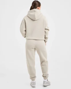 Retro Embroidered Oversized Joggers