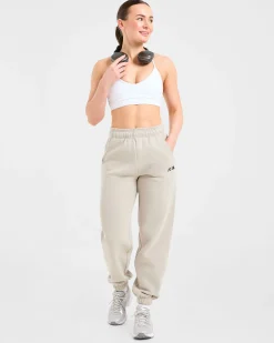 Retro Embroidered Oversized Joggers