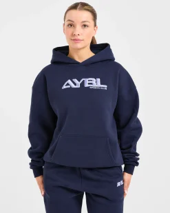 Retro Embroidered Oversized Hoodie