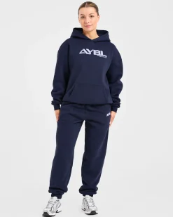 Retro Embroidered Oversized Hoodie