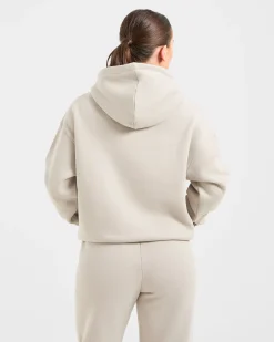Retro Embroidered Oversized Hoodie