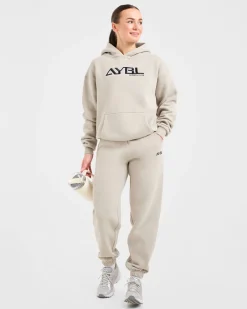 Retro Embroidered Oversized Hoodie