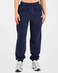 Retro Embroidered Oversized Joggers