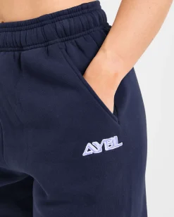 Retro Embroidered Oversized Joggers