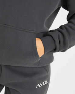 Retro Embroidered Oversized Hoodie