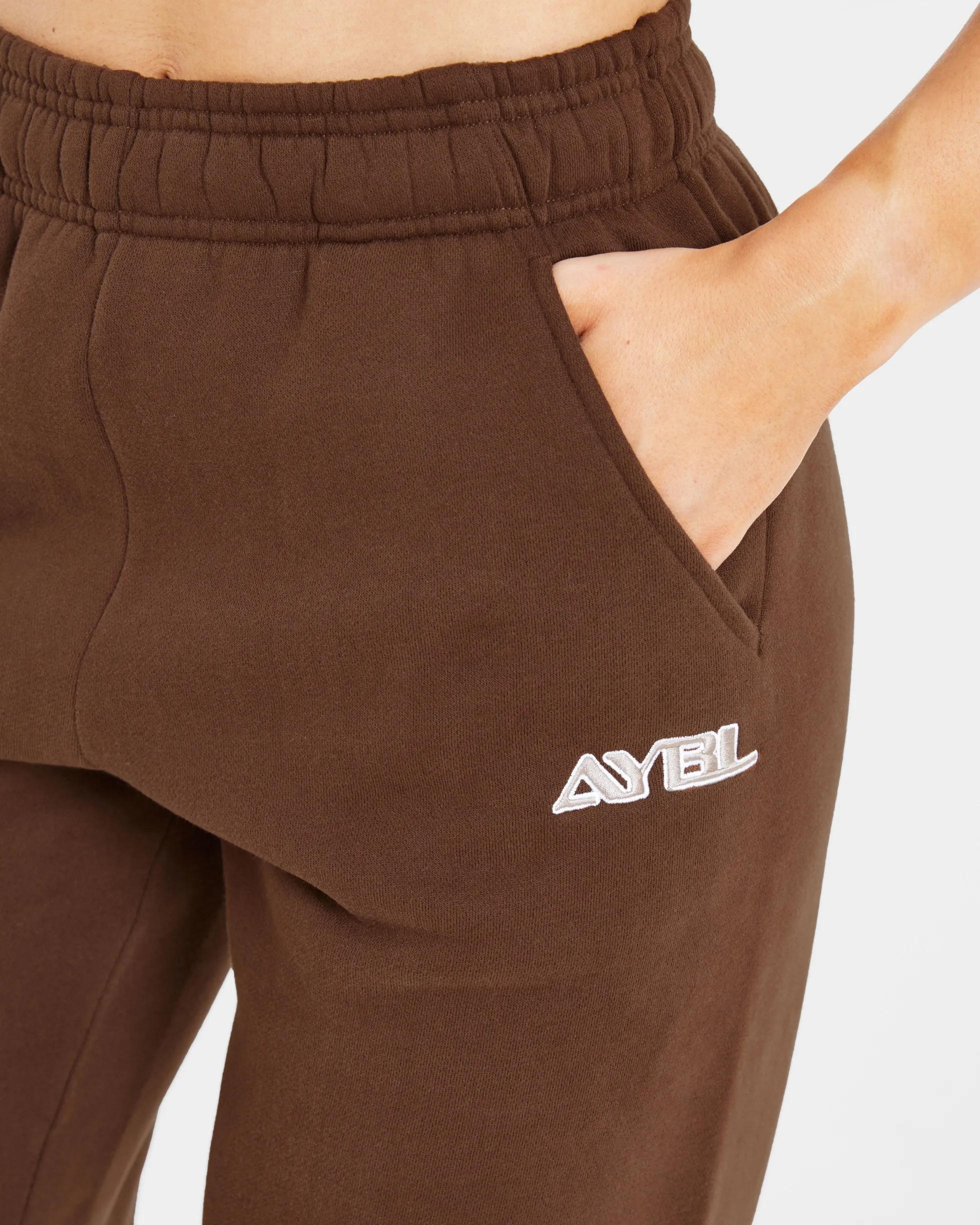 Retro Embroidered Oversized Joggers