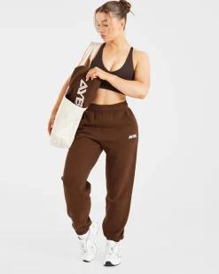 Retro Embroidered Oversized Joggers