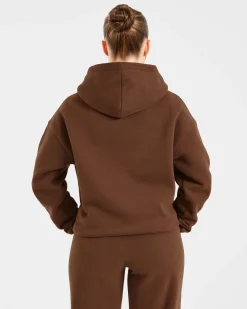 Retro Embroidered Oversized Hoodie