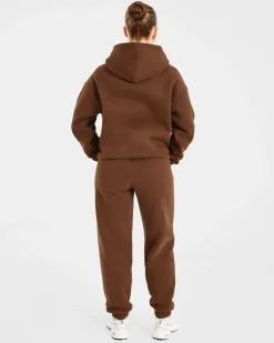 Retro Embroidered Oversized Hoodie