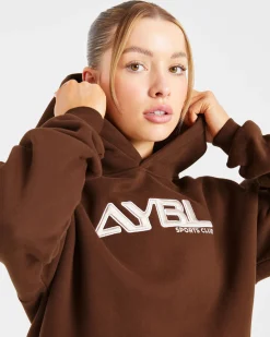 Retro Embroidered Oversized Hoodie
