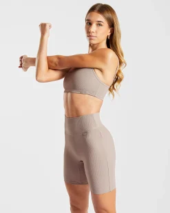 Sculpt Ribbed Cycling Shorts