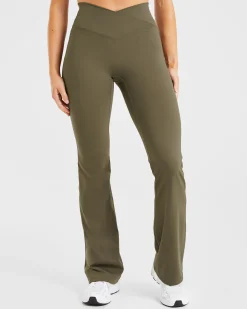 Sculpt Wrap Flared Leggings