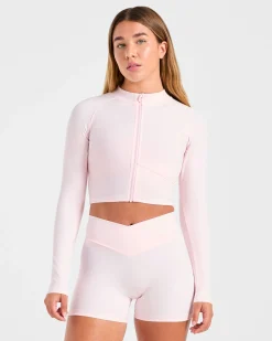 Sculpt Wrap Zip Up Jacket
