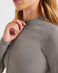 Sculpt Wrap Zip Up Jacket