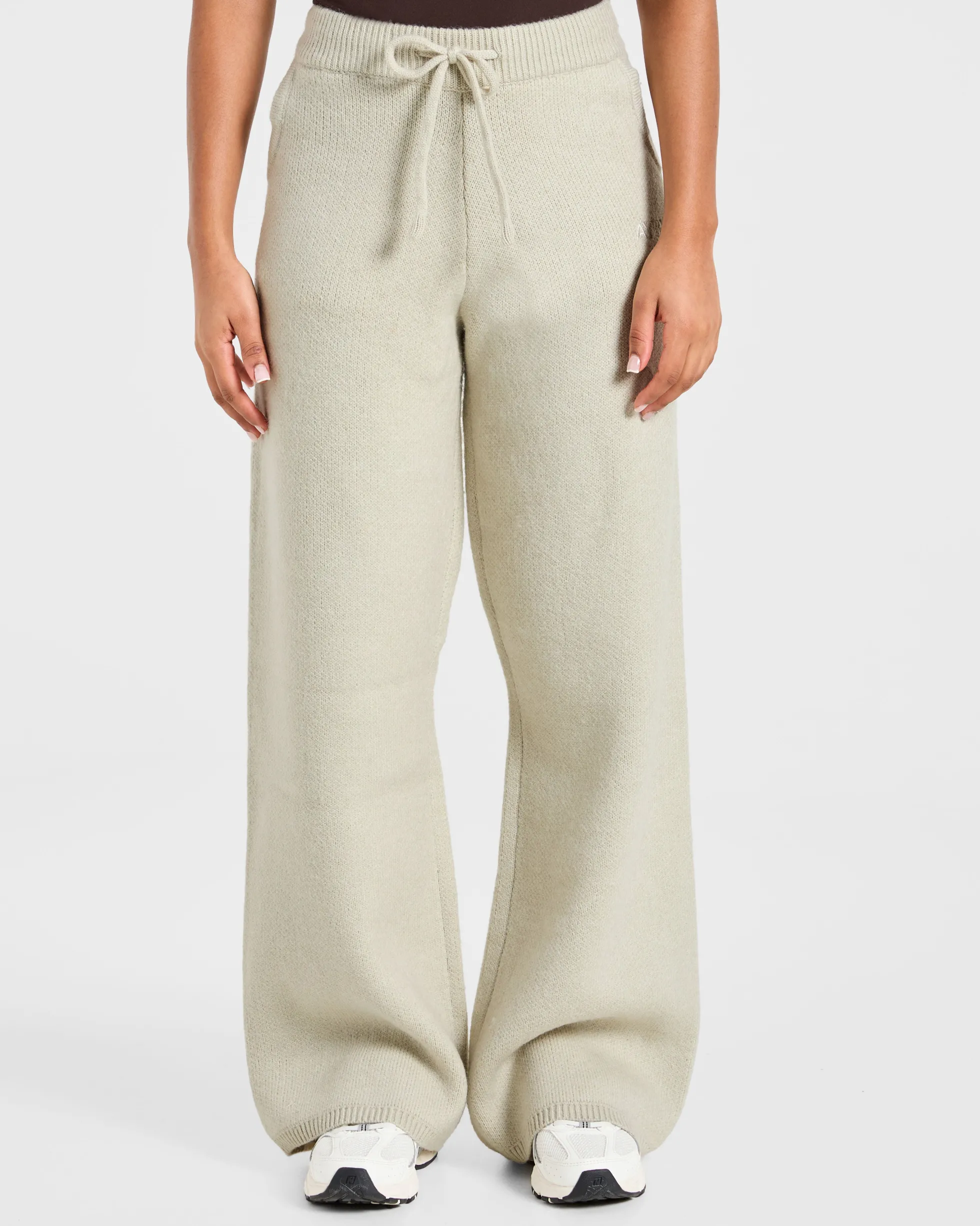 Soft Oversized Knitted Straight Leg Joggers