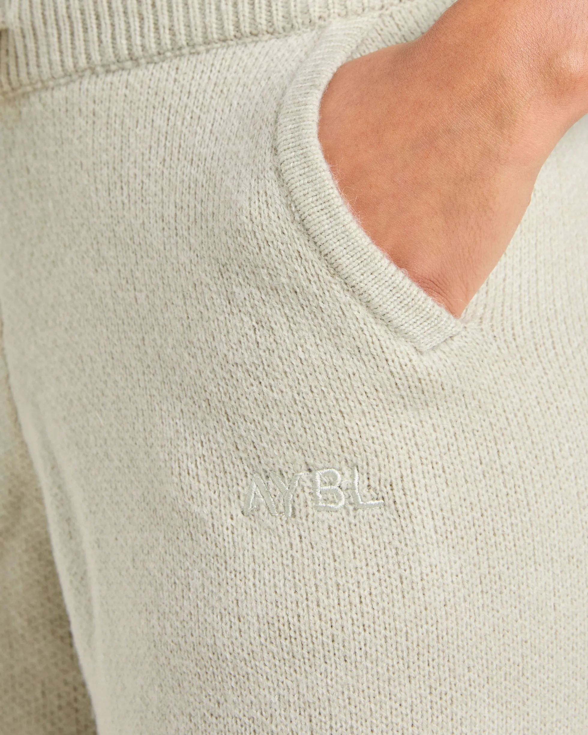 Soft Oversized Knitted Straight Leg Joggers