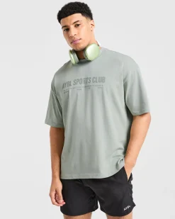 Sports Club Dot Oversized T Shirt