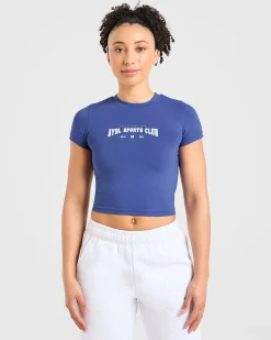 Sports Club Varsity Baby Tee
