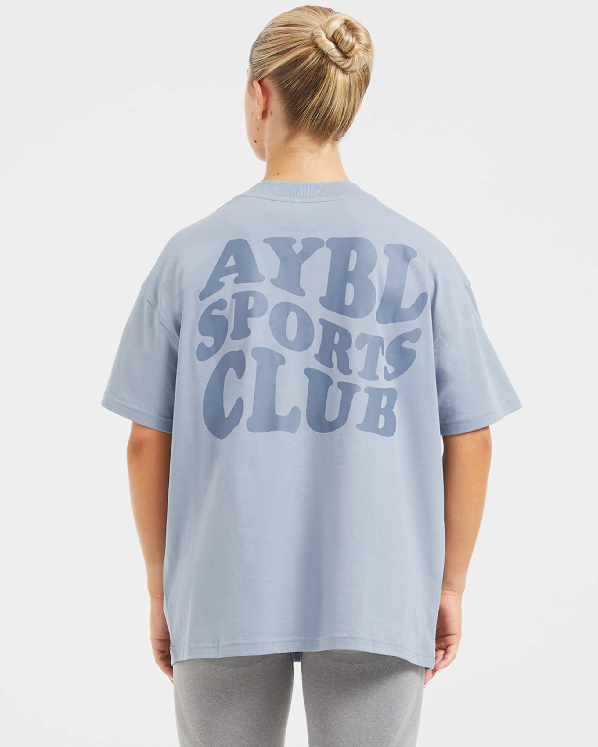 Sports Club Wavy Oversized T Shirt