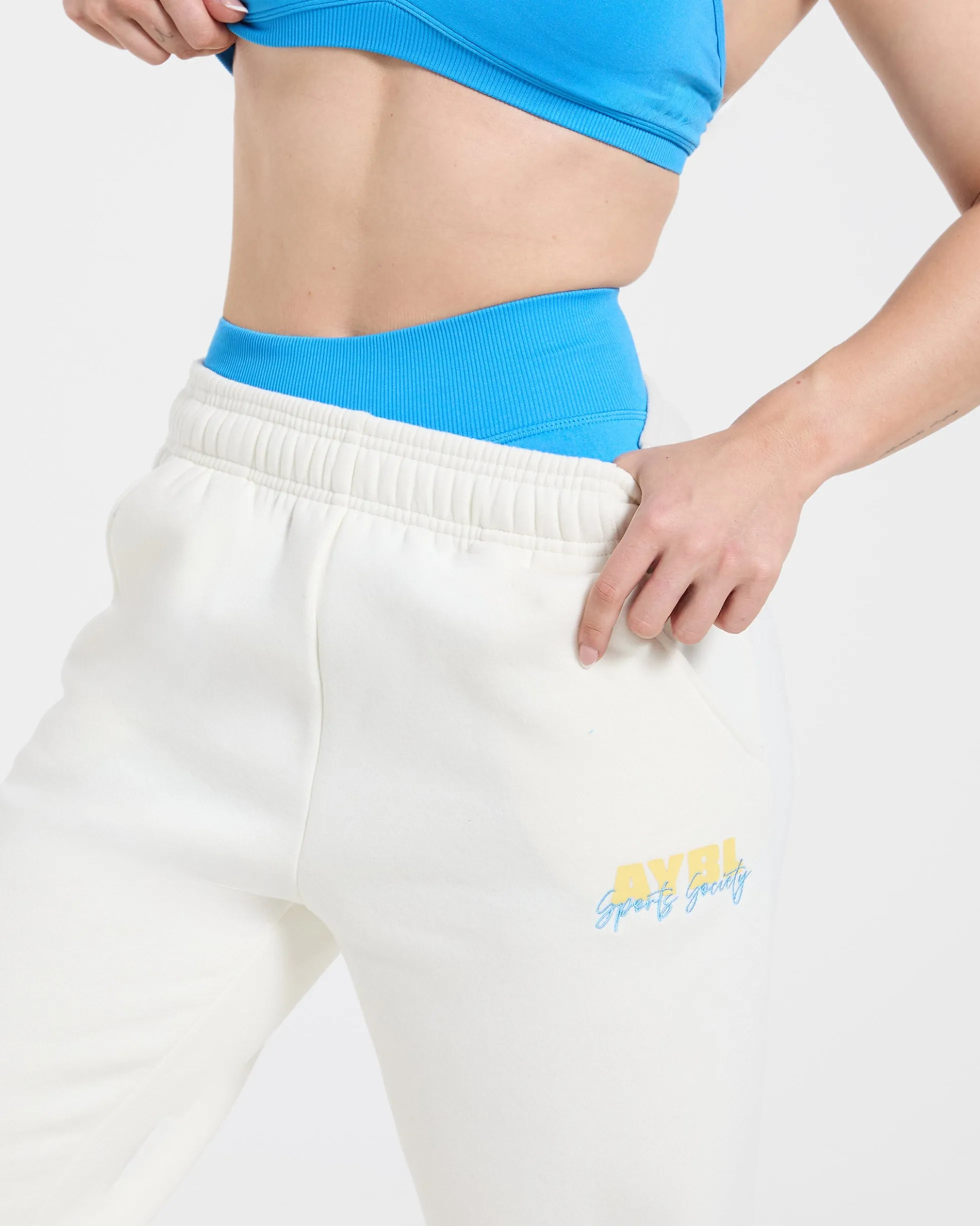 Sports Society Oversized Straight Leg Joggers
