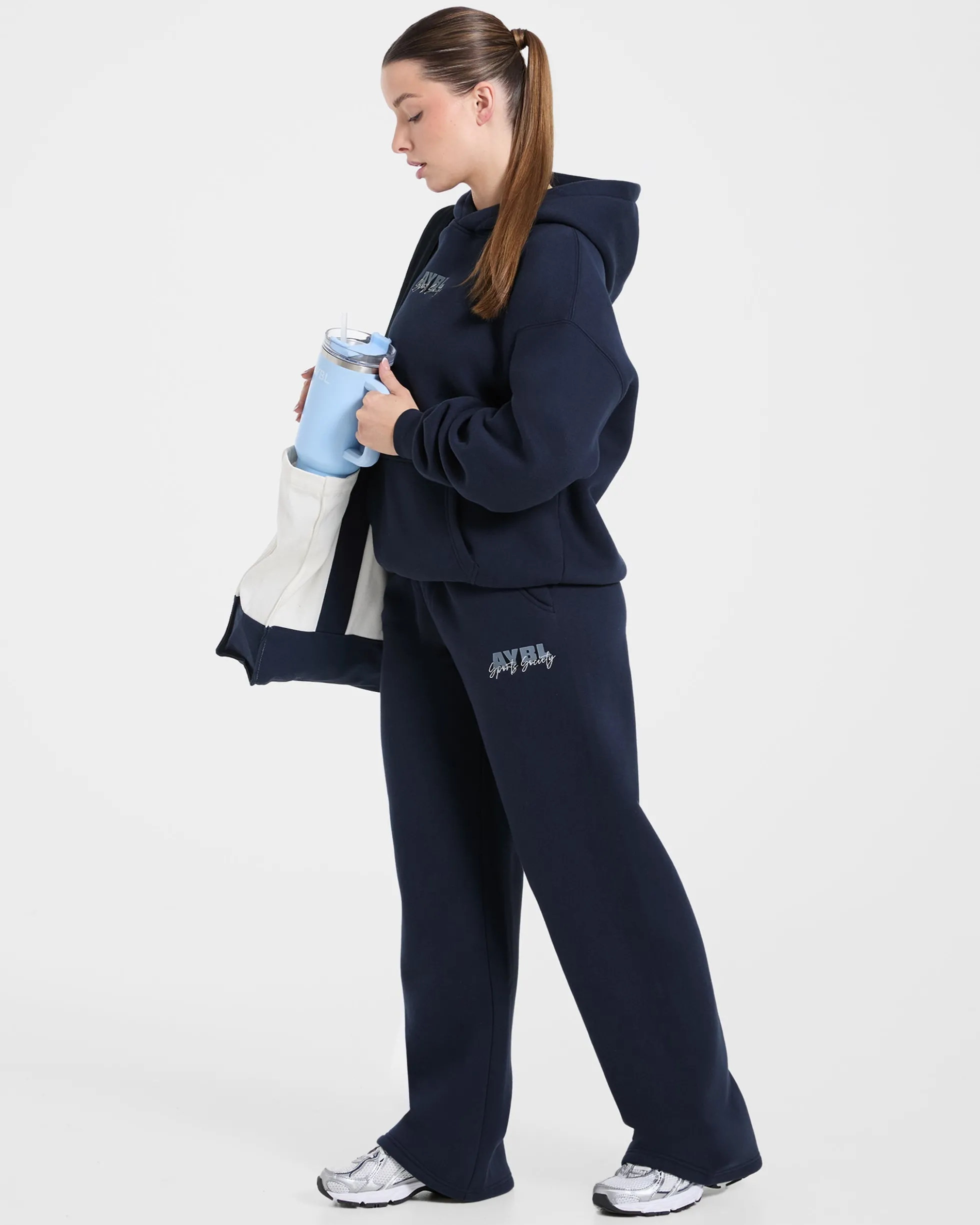 Sports Society Oversized Straight Leg Joggers