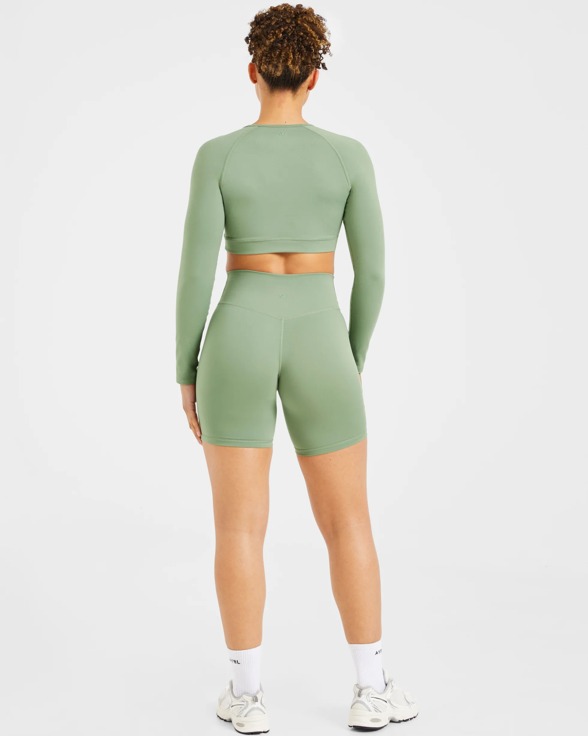 Staple Long Sleeve Crop Top