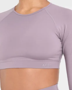 Staple Long Sleeve Crop Top