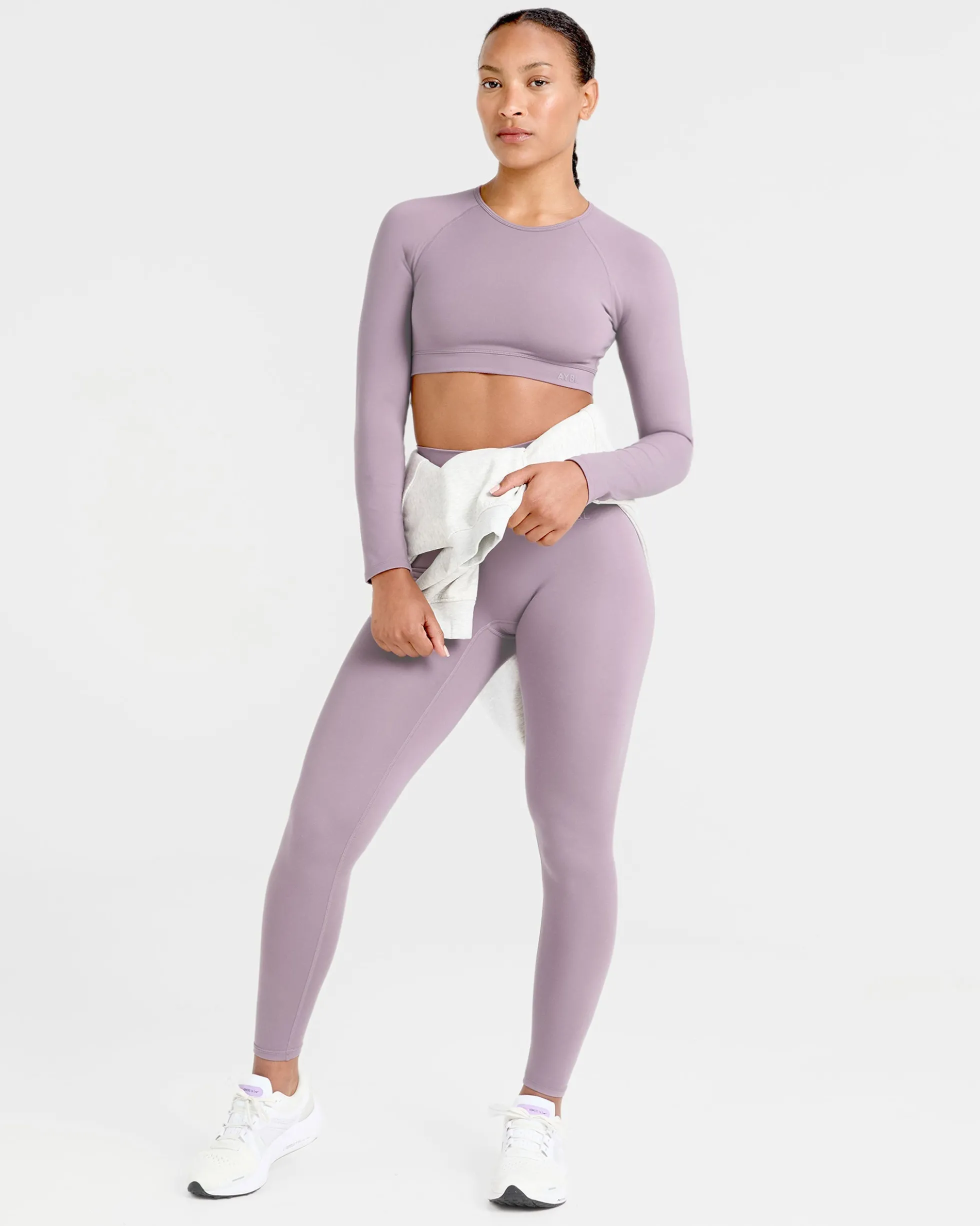Staple Long Sleeve Crop Top