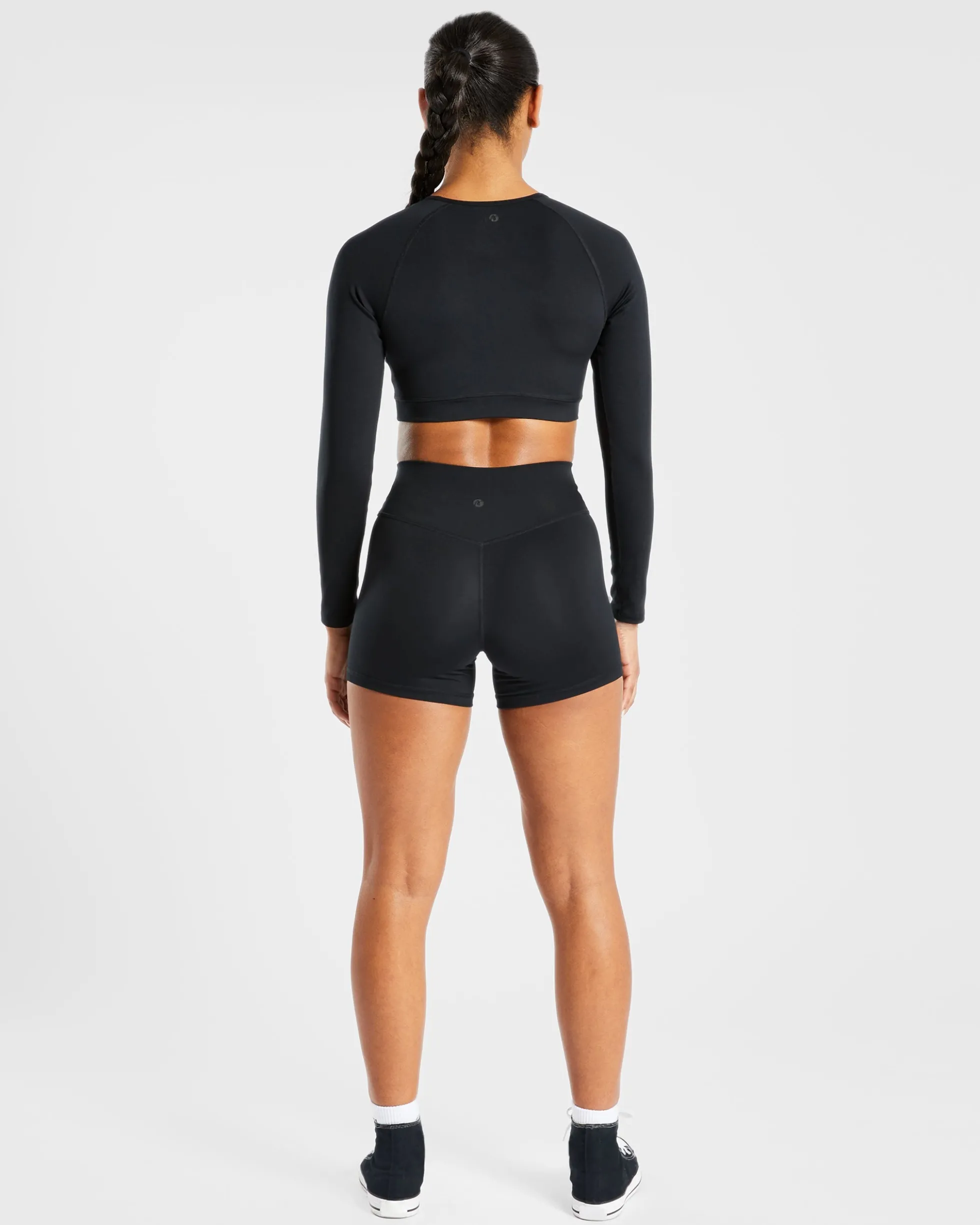 Staple Long Sleeve Crop Top