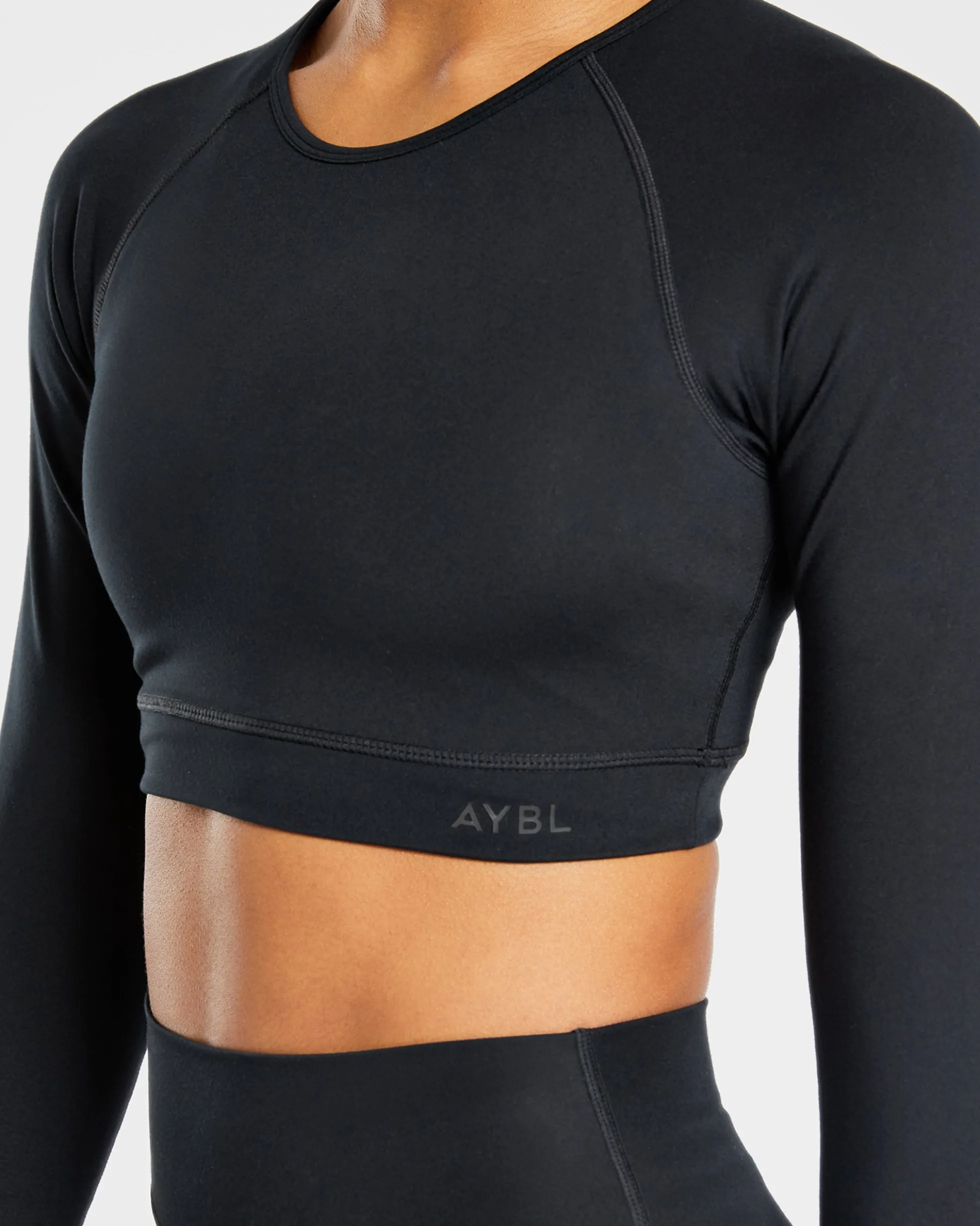Staple Long Sleeve Crop Top