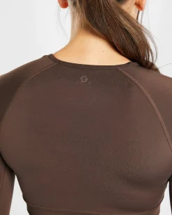 Staple Long Sleeve Crop Top