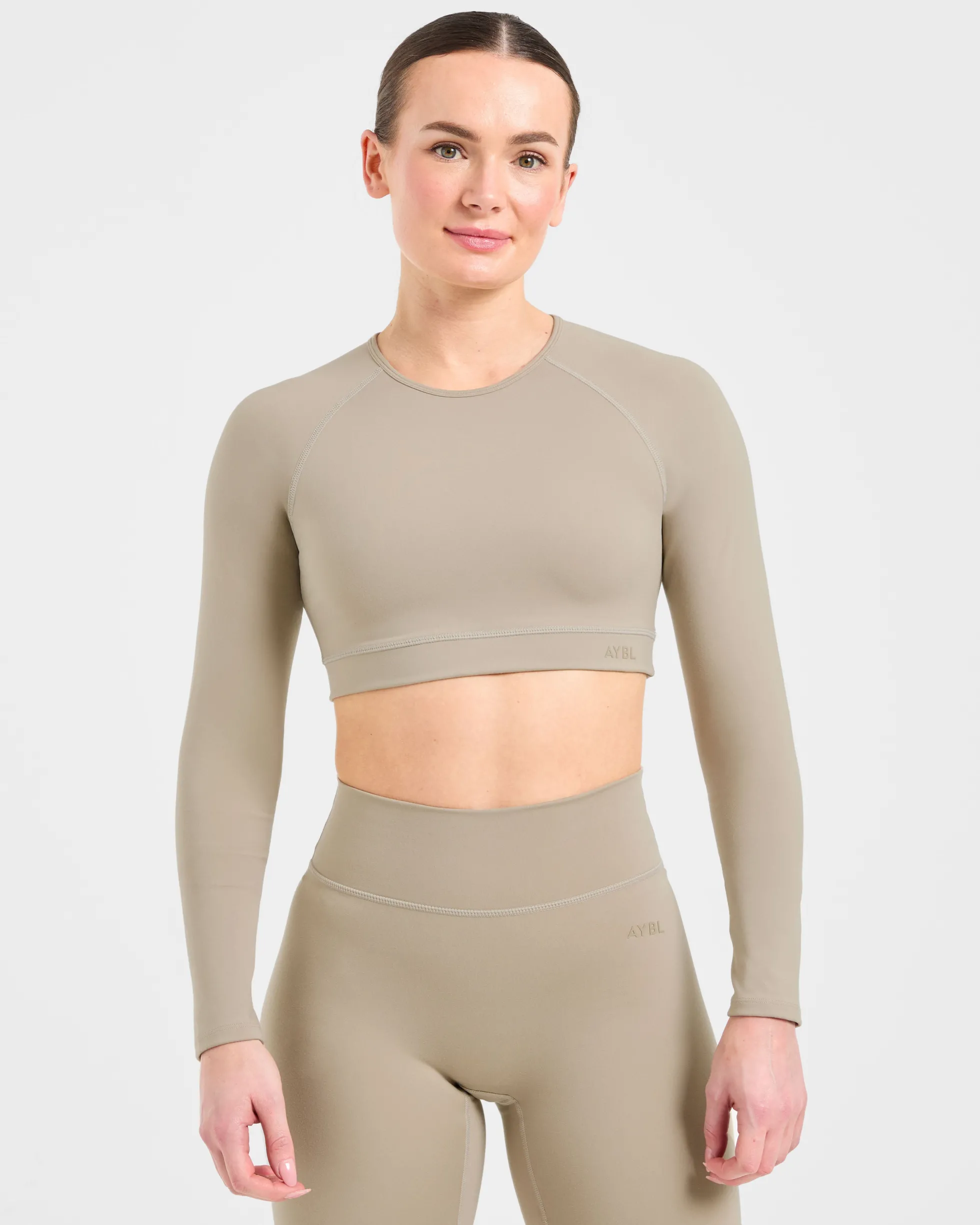 Staple Long Sleeve Crop Top