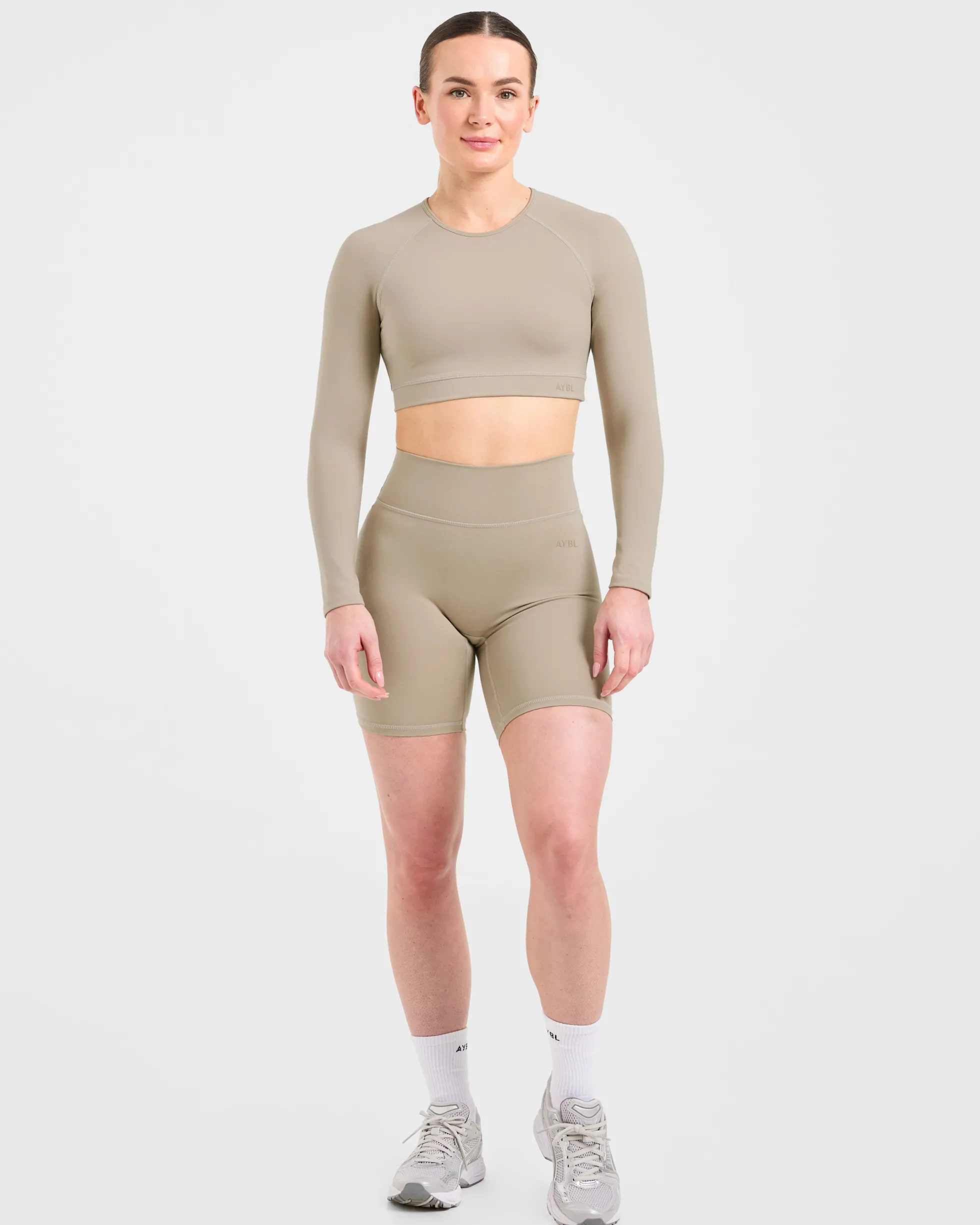 Staple Long Sleeve Crop Top