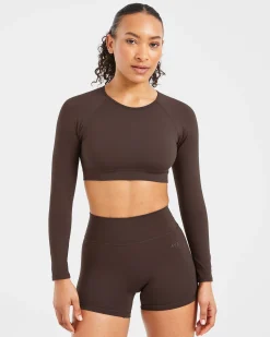 Staple Long Sleeve Crop Top