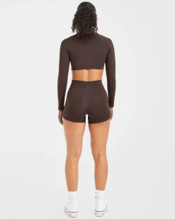 Staple Long Sleeve Crop Top