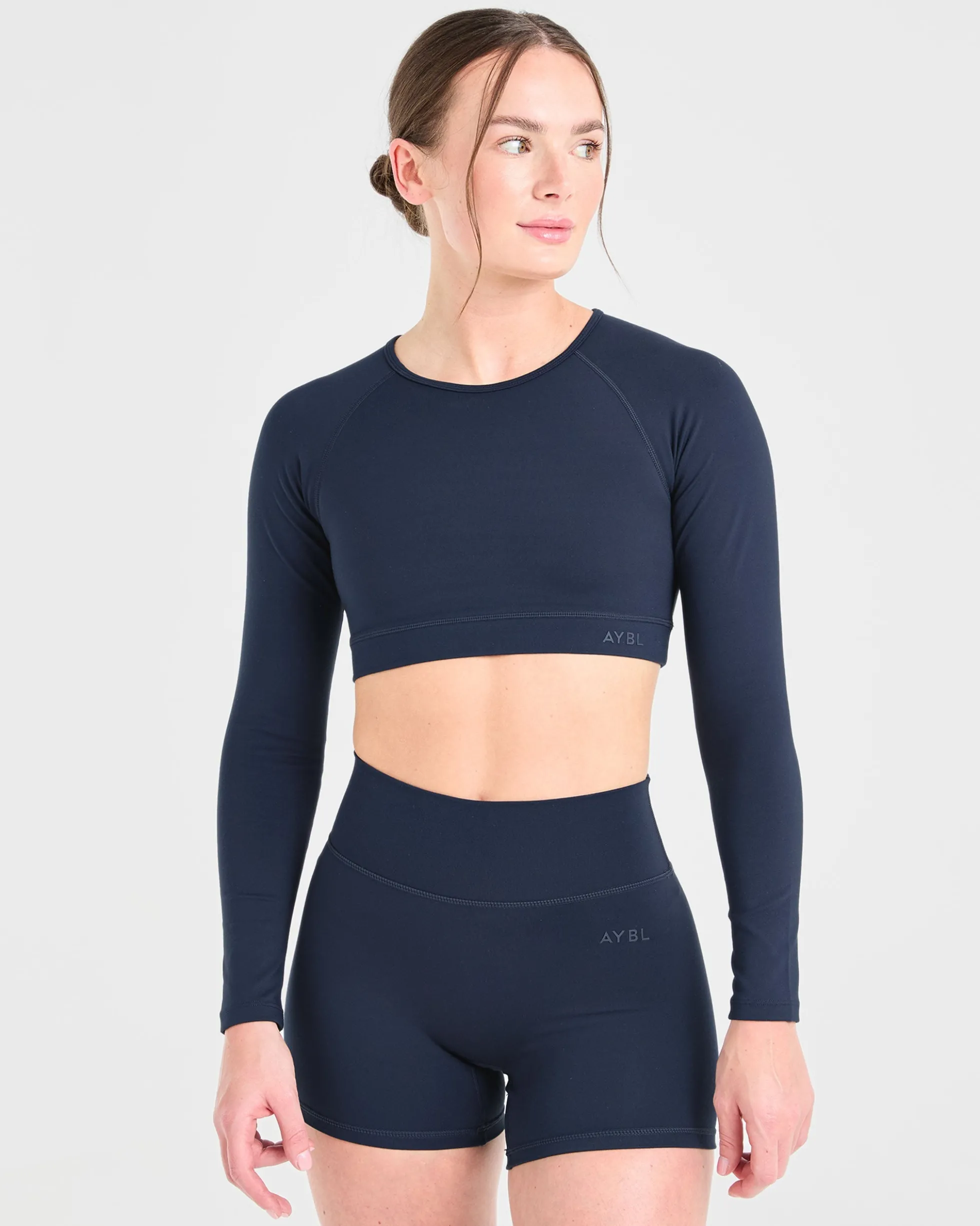 Staple Long Sleeve Crop Top