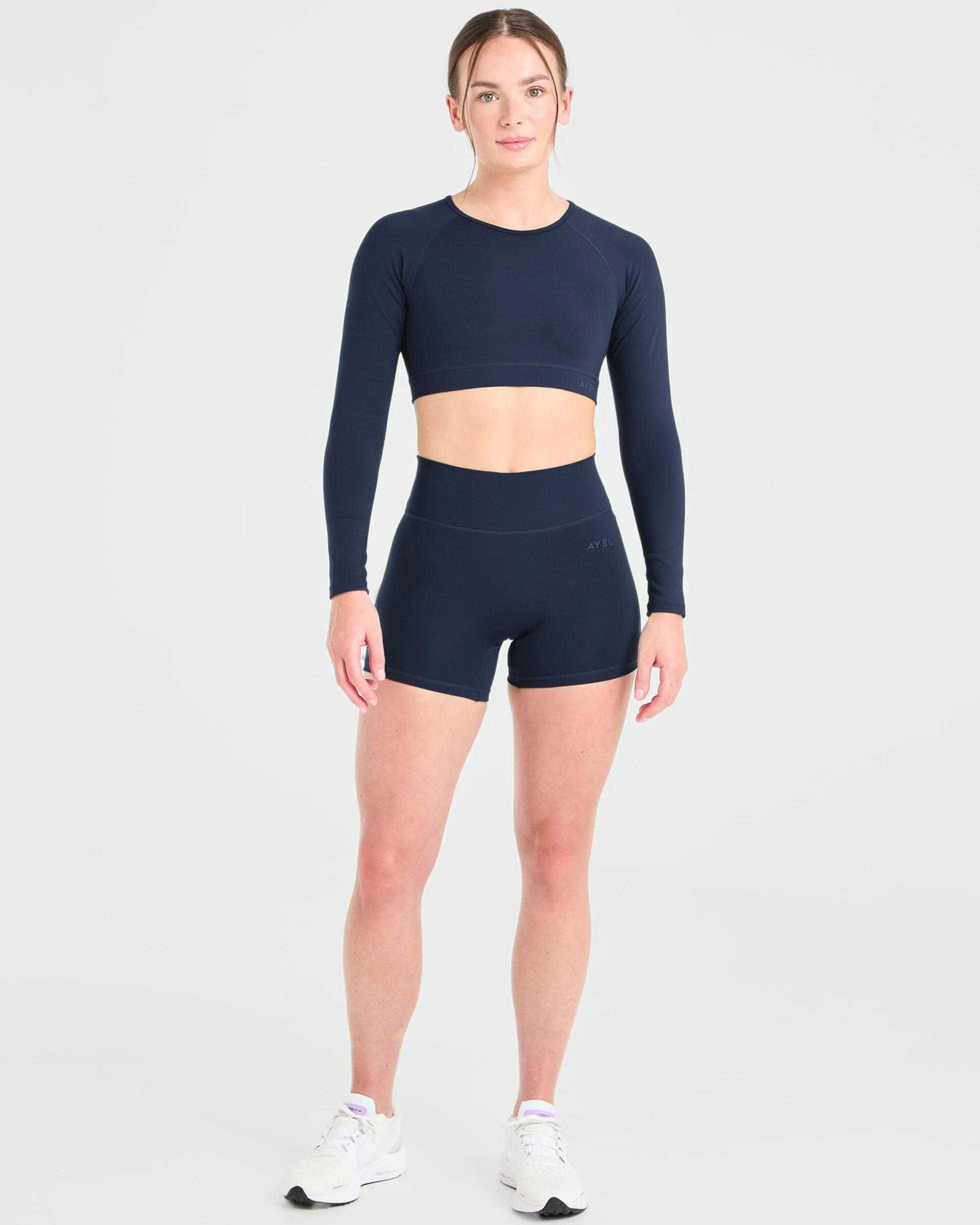 Staple Long Sleeve Crop Top