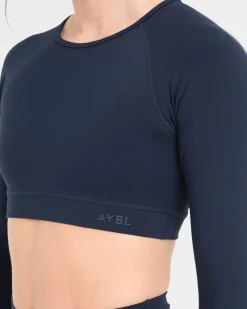 Staple Long Sleeve Crop Top