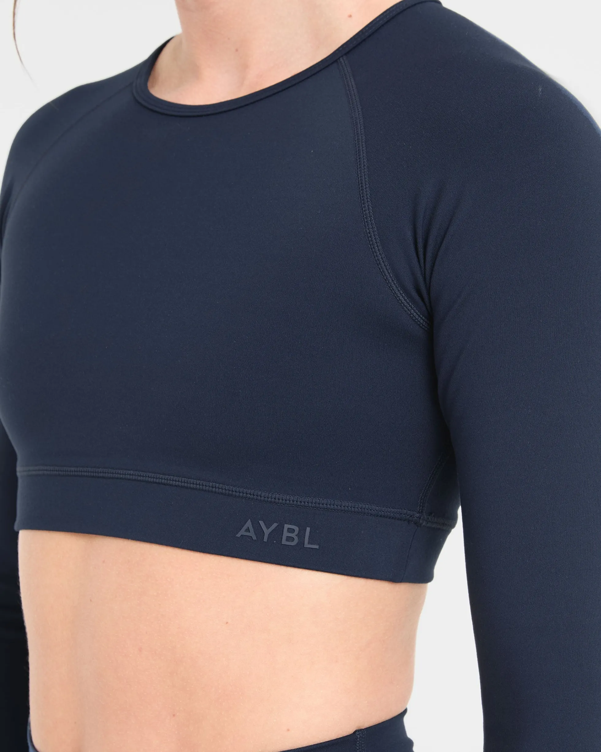 Staple Long Sleeve Crop Top