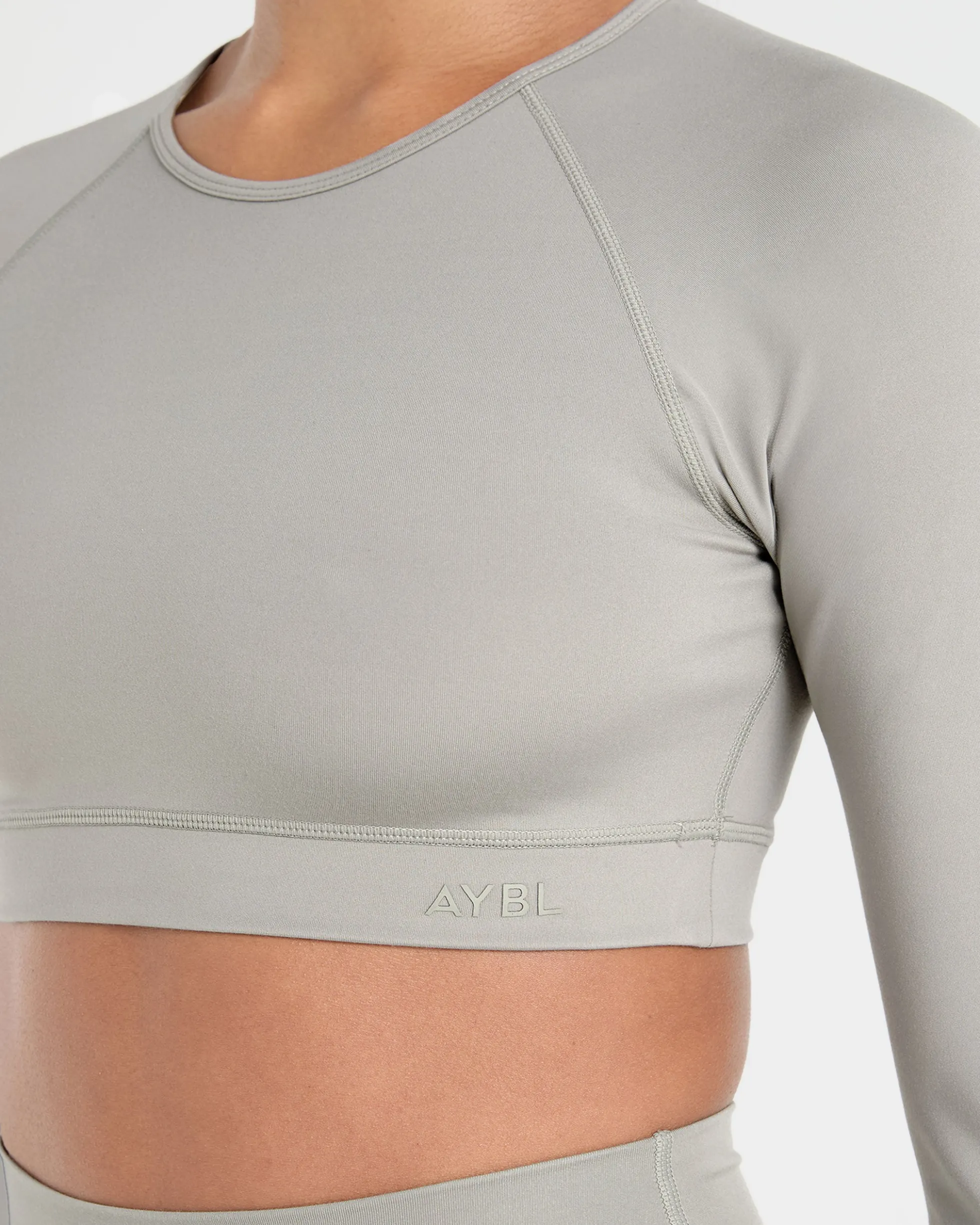 Staple Long Sleeve Crop Top