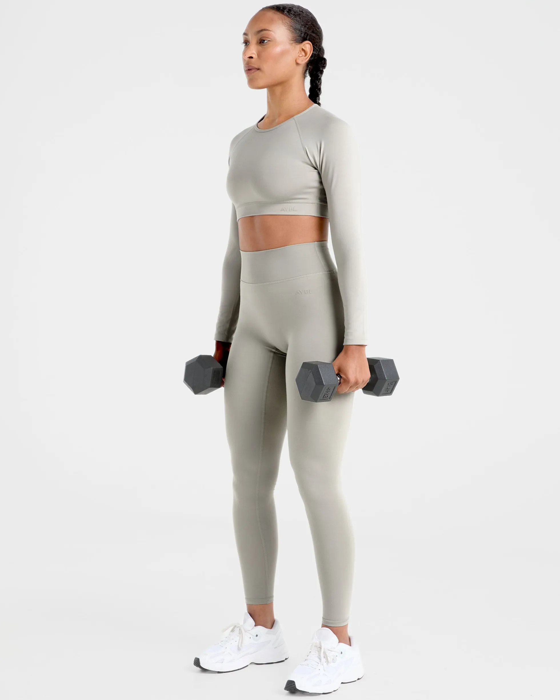 Staple Long Sleeve Crop Top