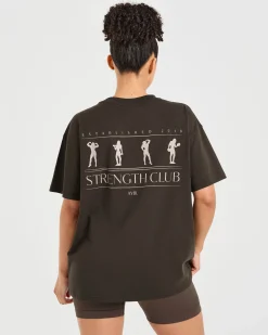 Strength Club Oversized T Shirt
