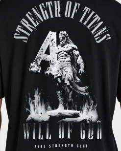 Strength Of Titans Oversized T Shirt