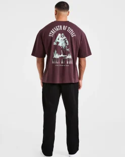 Strength Of Titans Oversized T Shirt