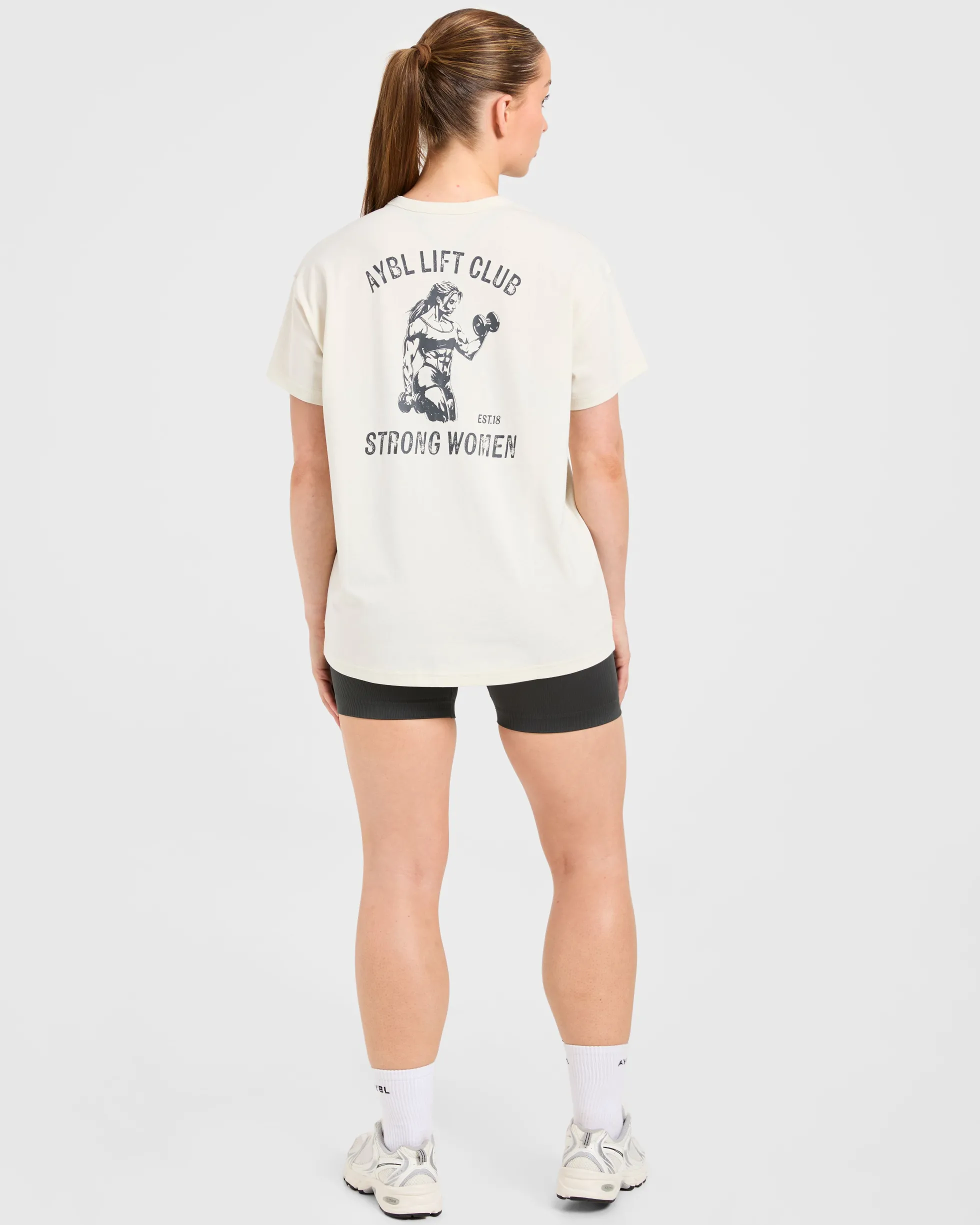 Strong Women Graphic Oversized T Shirt