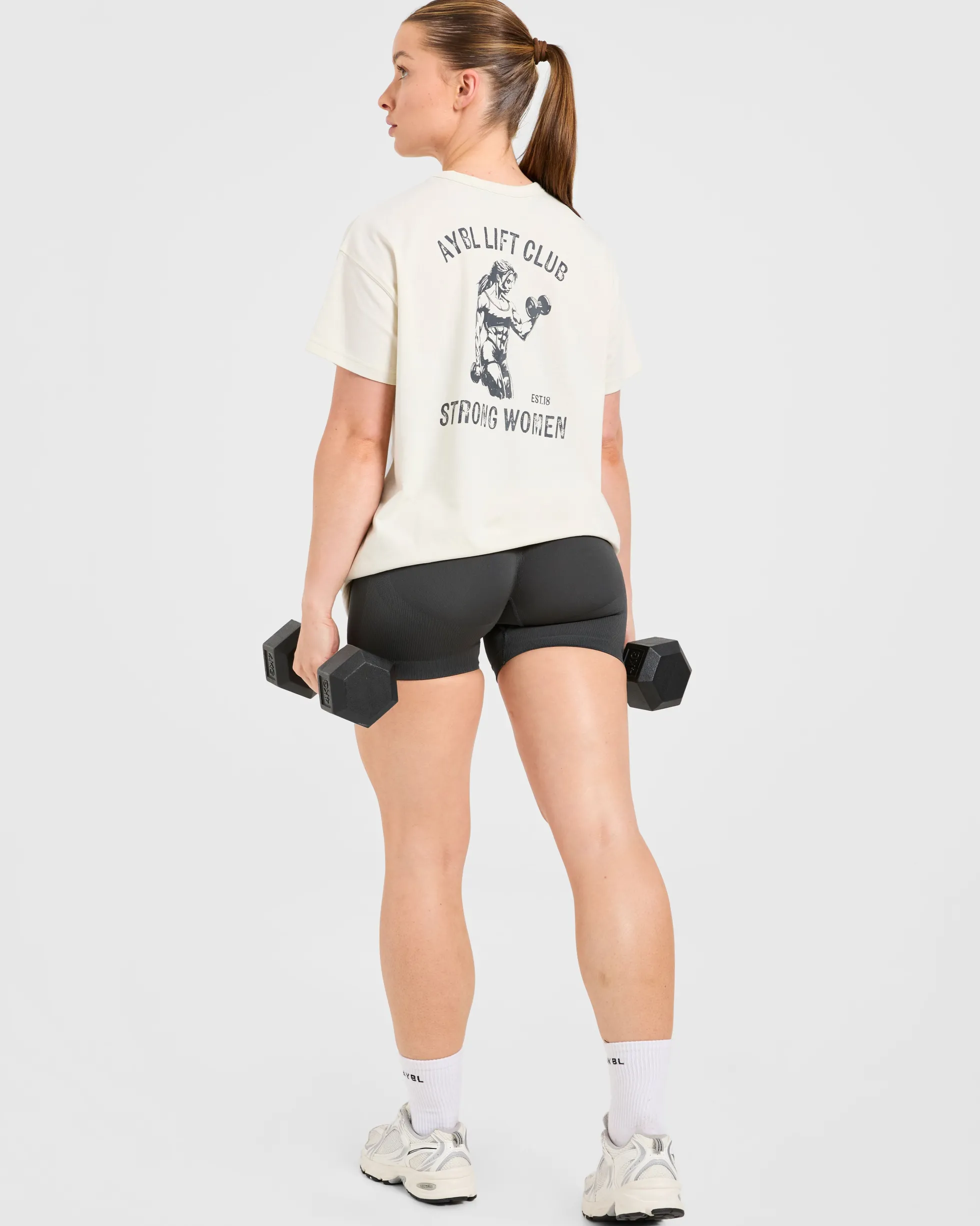 Strong Women Graphic Oversized T Shirt