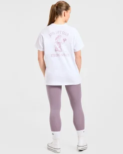 Strong Women Graphic Oversized T Shirt