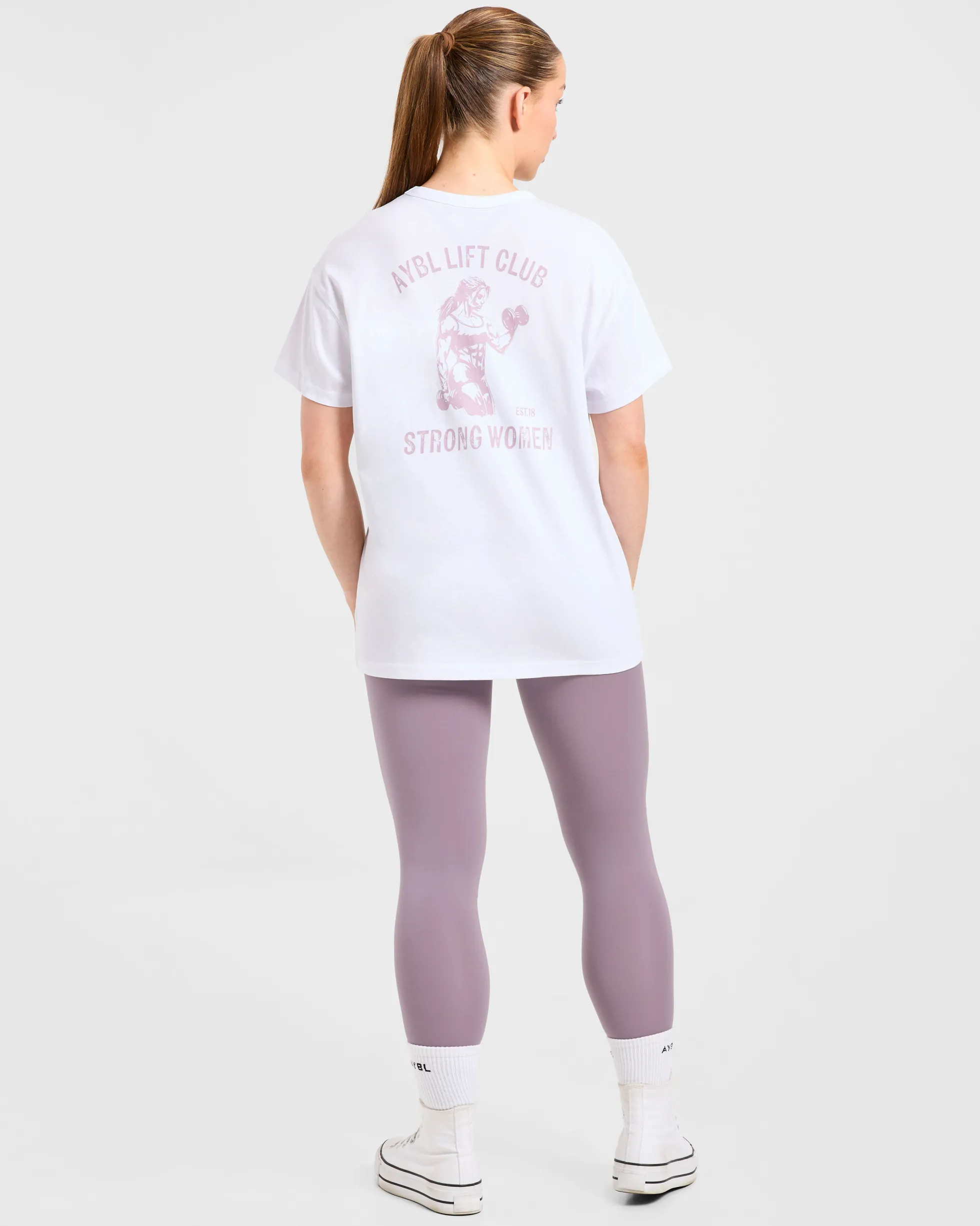 Strong Women Graphic Oversized T Shirt