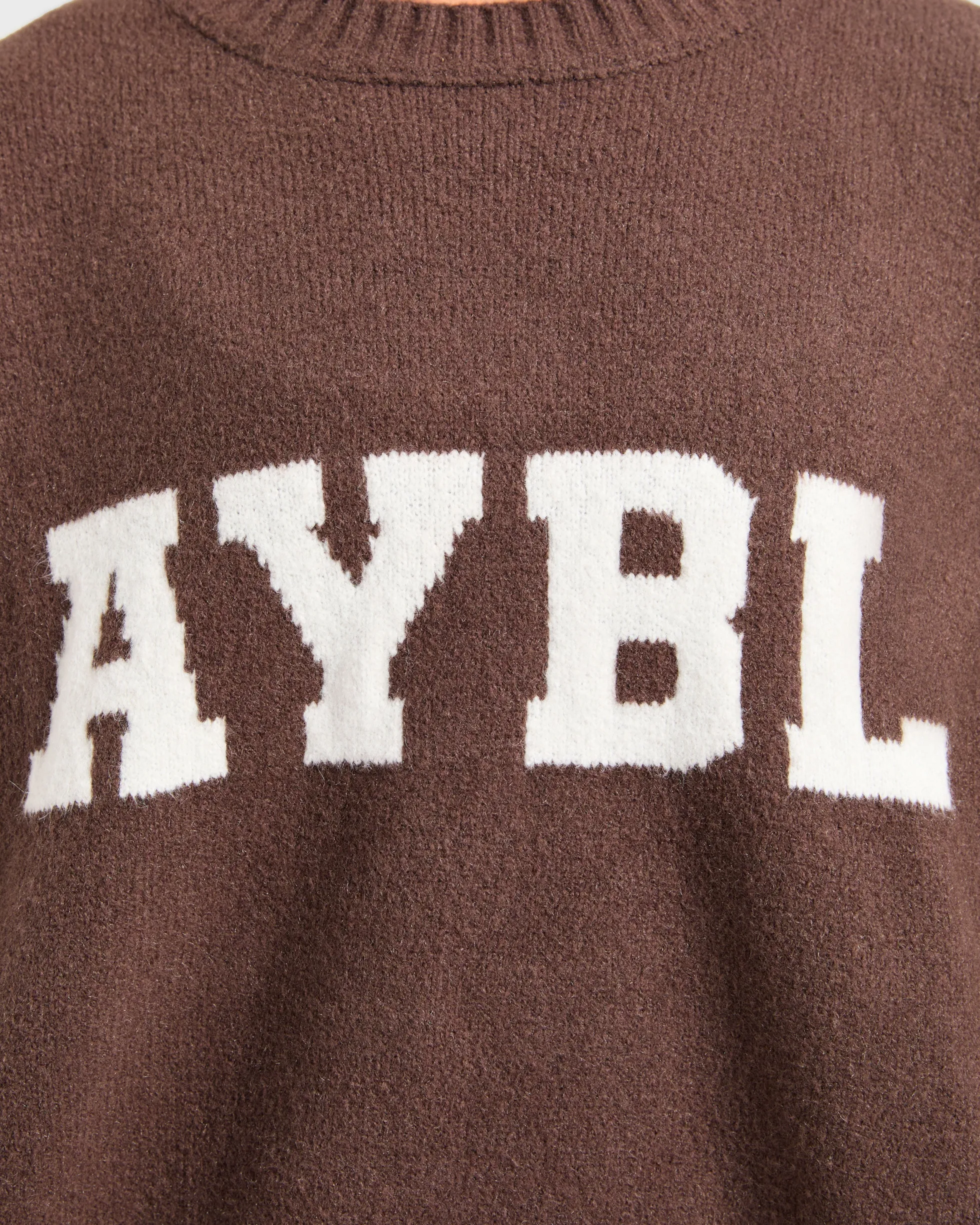 Varsity Oversized Knitted Sweater