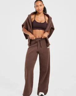 Varsity Oversized Knitted Joggers